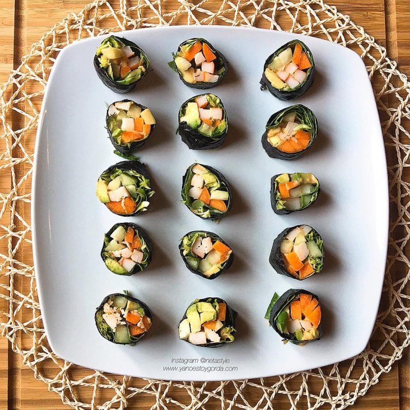 Makis de ensalada