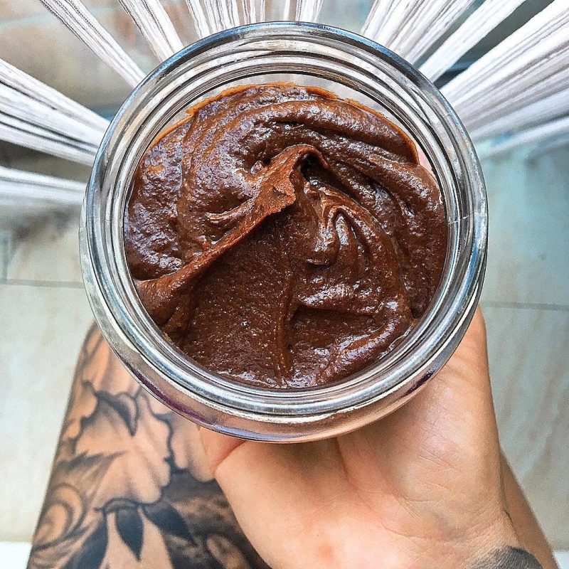 Crema de cacao y avellanas saludable (Rawtella)