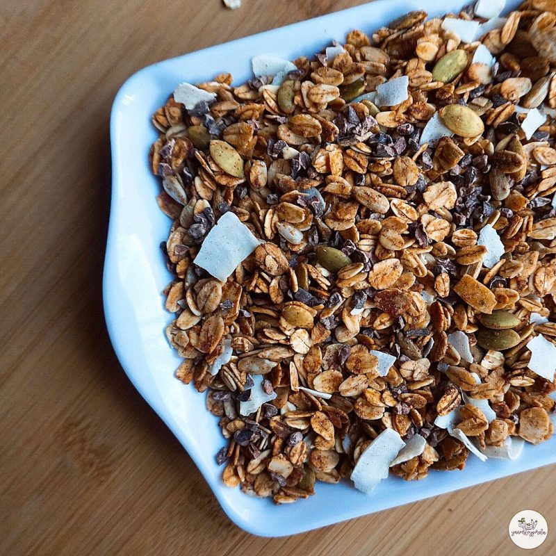 GRANOLA CASERA AL HORNO