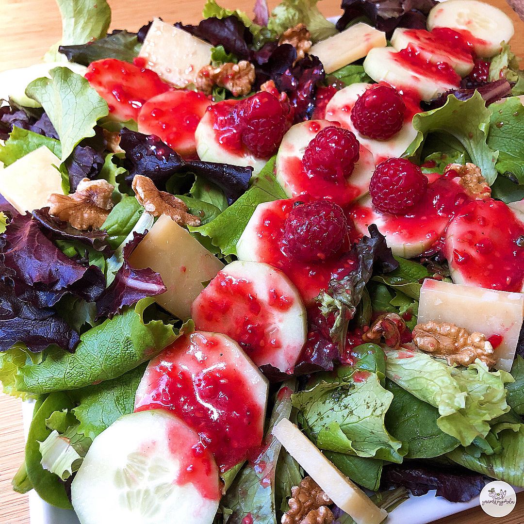 Vinagreta de frambuesas