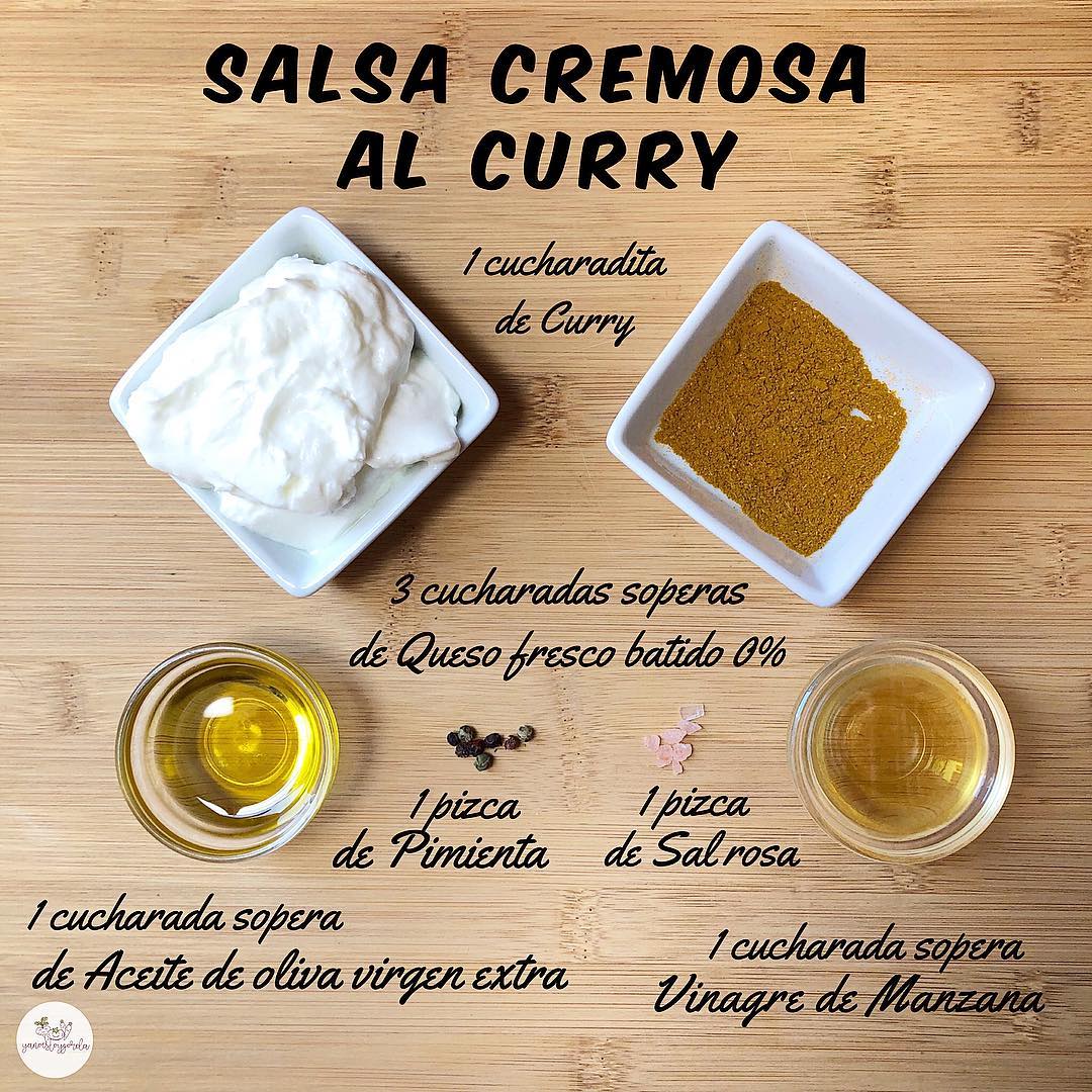 Salsa al curry cremosa