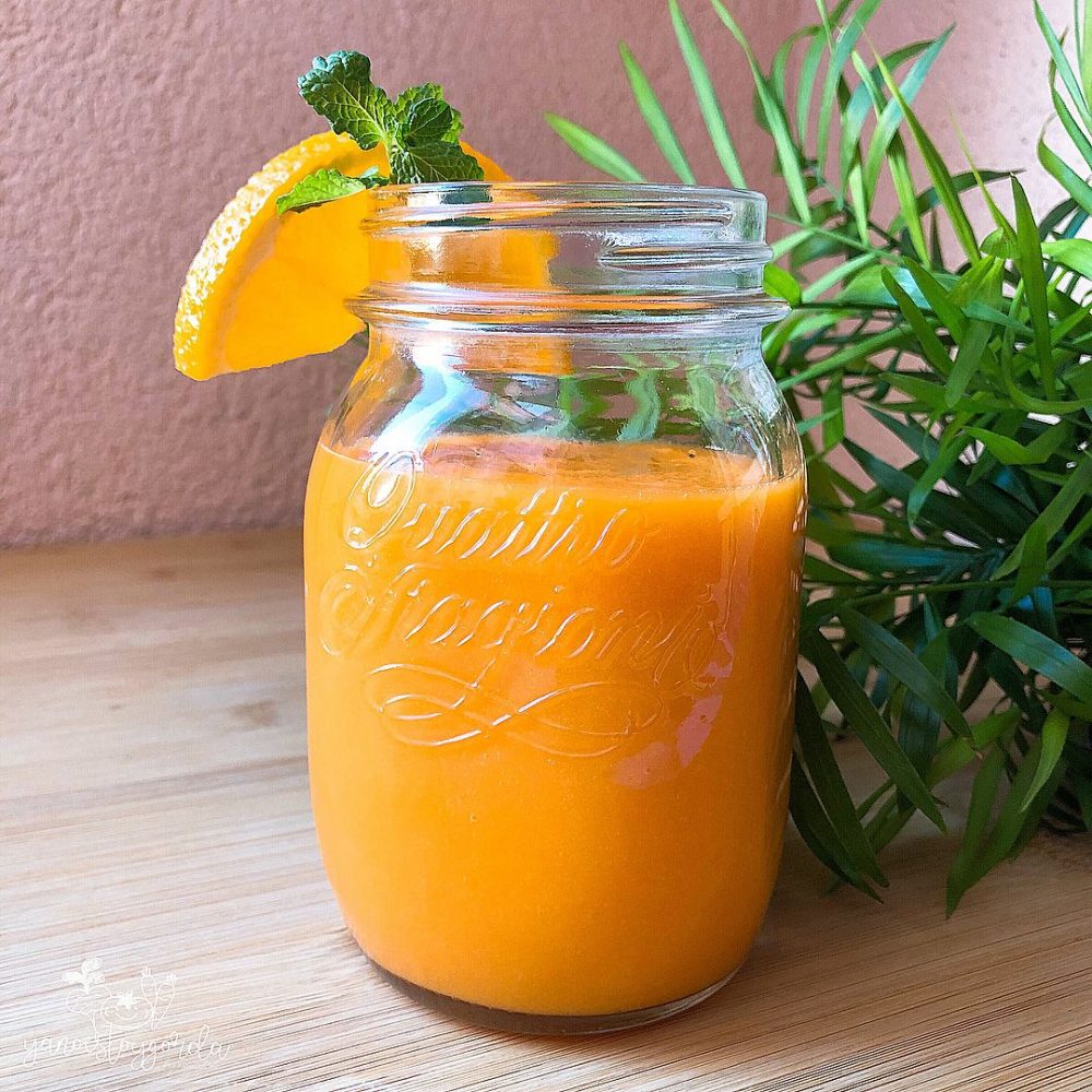 Smoothie de mango y zanahoria