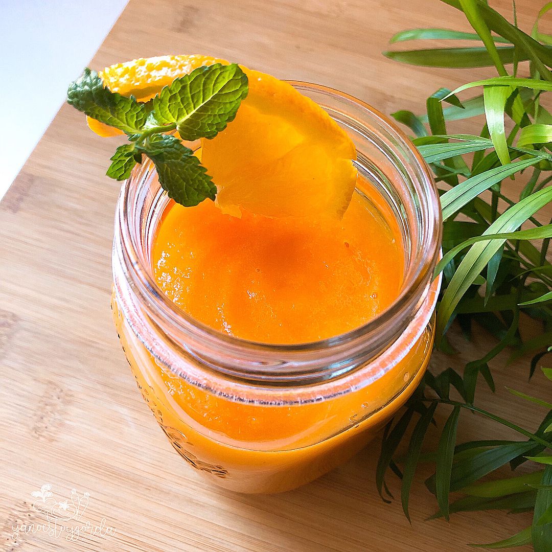 smoothie de mango y zanahoria