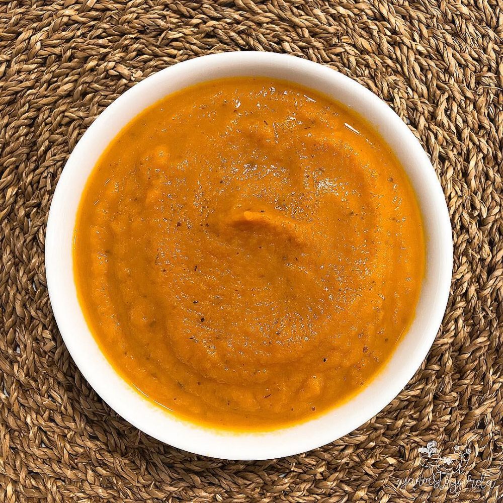 Puré de zanahorias asadas