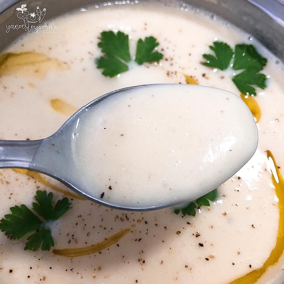 sopa de coliflor