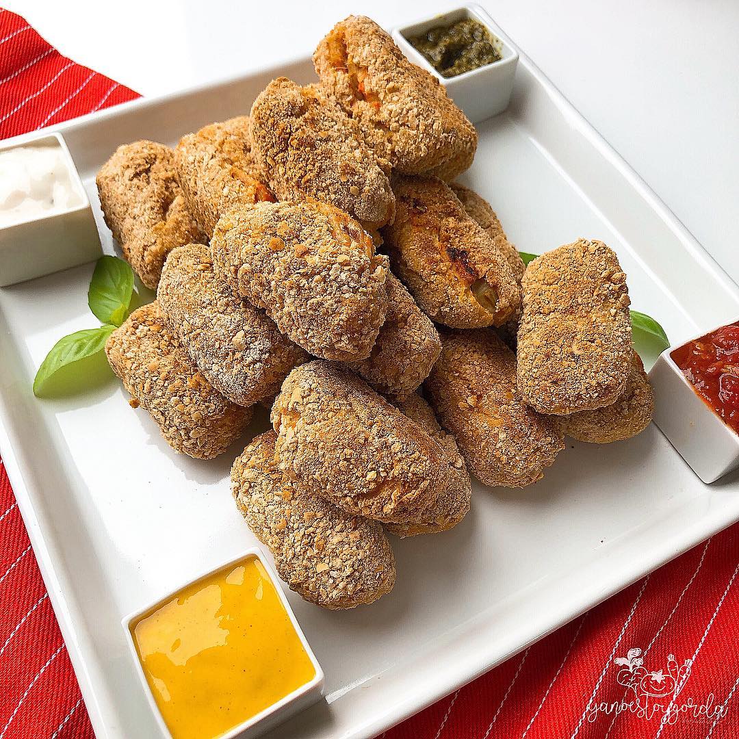 croquetas saludables de zanahoria y pollo