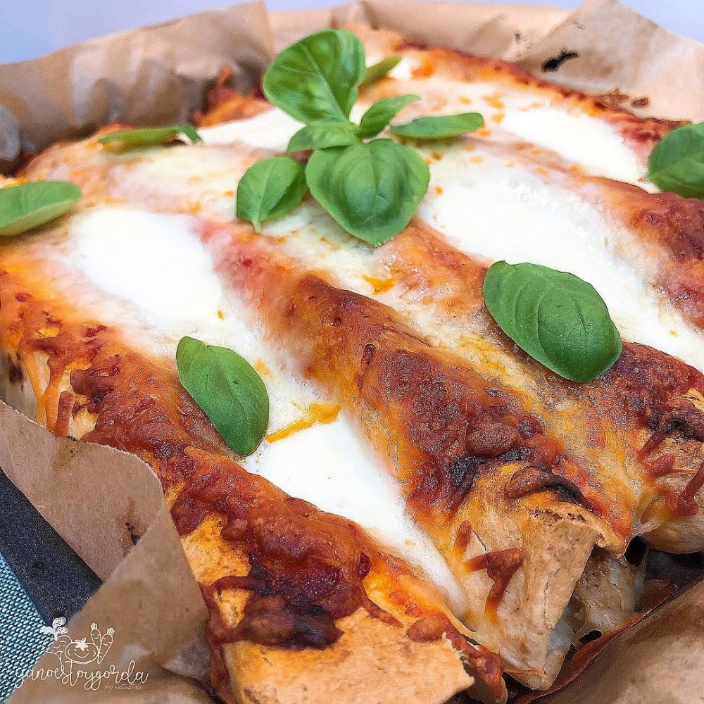 Enchiladas de pollo caseras