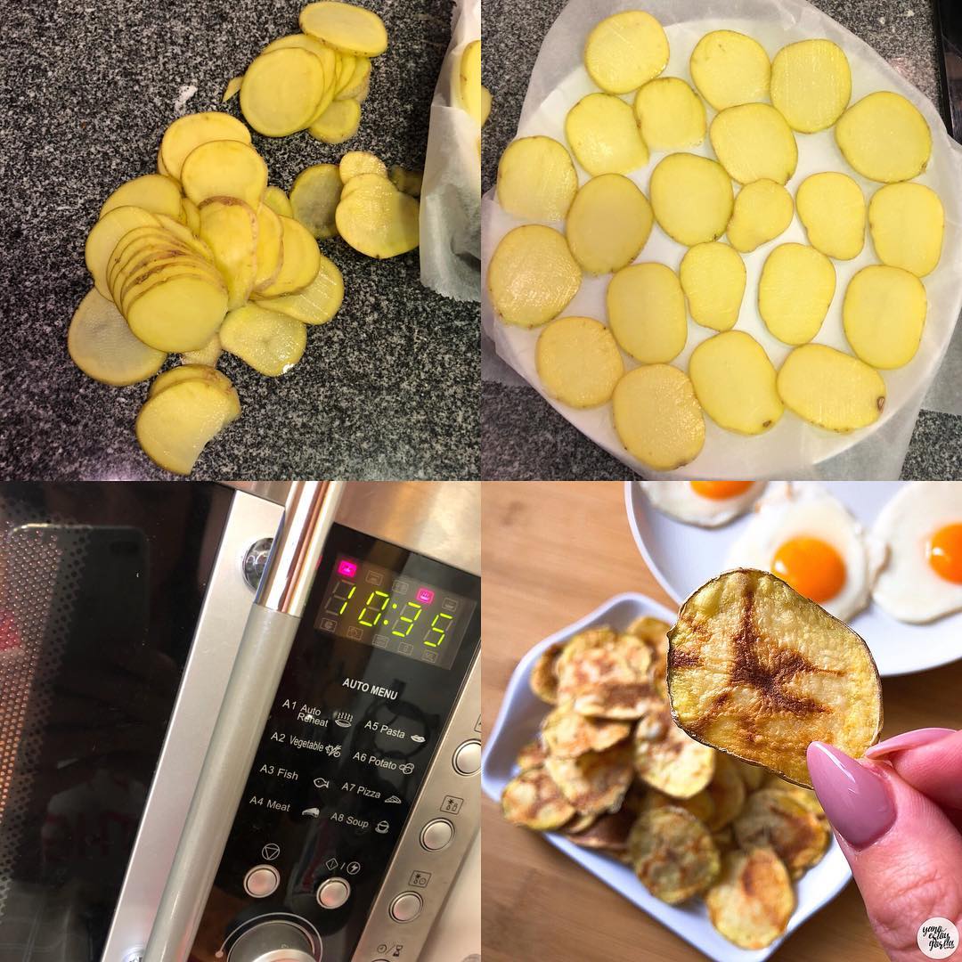 Patatas NO-FRITAS (al microondas)