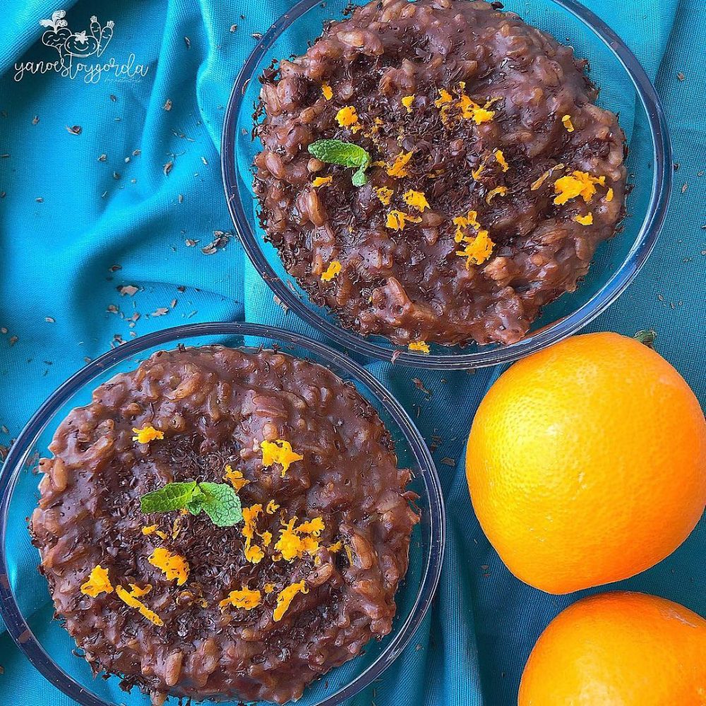 ARROZ CON LECHE CREMOSO CON CHOCOLATE