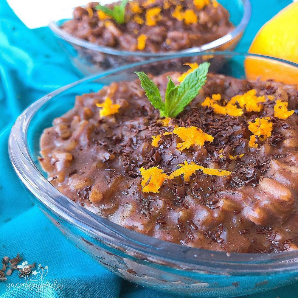 ARROZ CON LECHE CREMOSO CON CHOCOLATE