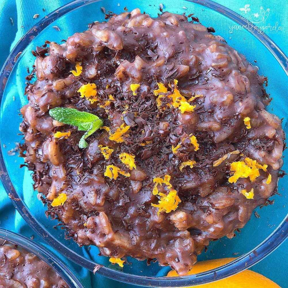 ARROZ CON LECHE CREMOSO CON CHOCOLATE