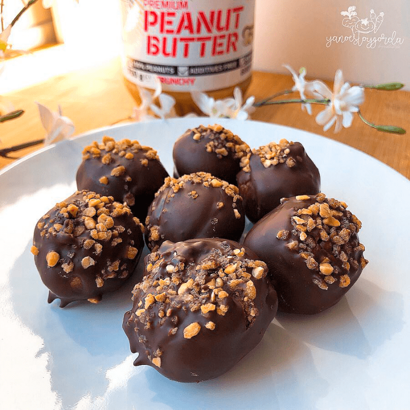 BOLITAS ENERGÉTICAS DE CACAHUETE