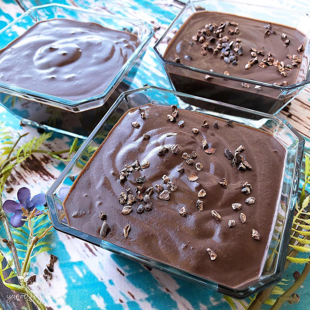 Natillas de chocolate sin azúcar