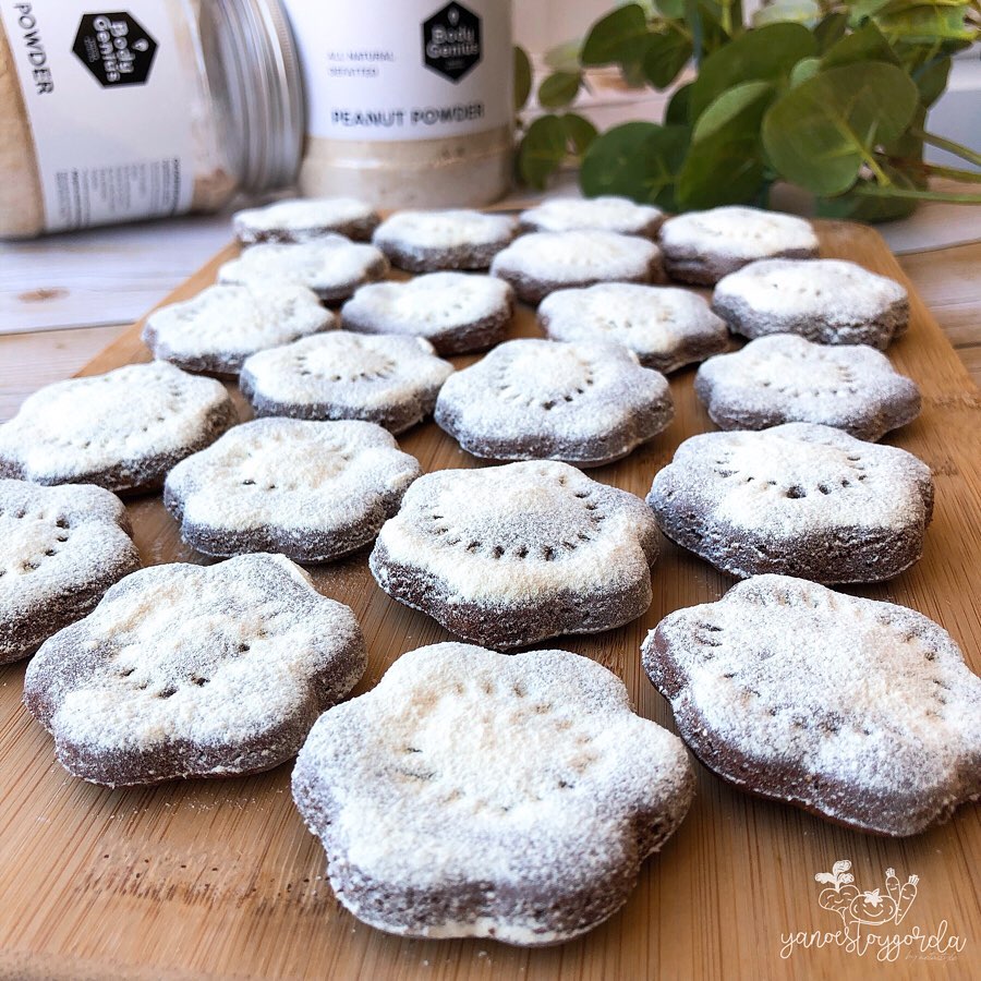 GALLETAS DE CACAHUETE Y CACAO