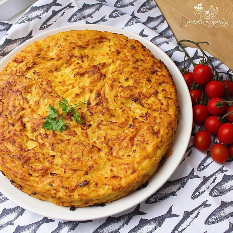 TORTILLA DE PATATA RALLADA AL HORNO COCINANDOMELAVIDA