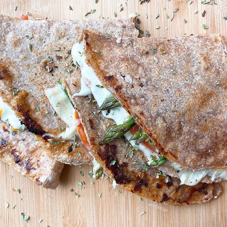 QUESADILLAS VEGETARIANAS COCINANDOMELAVIDA