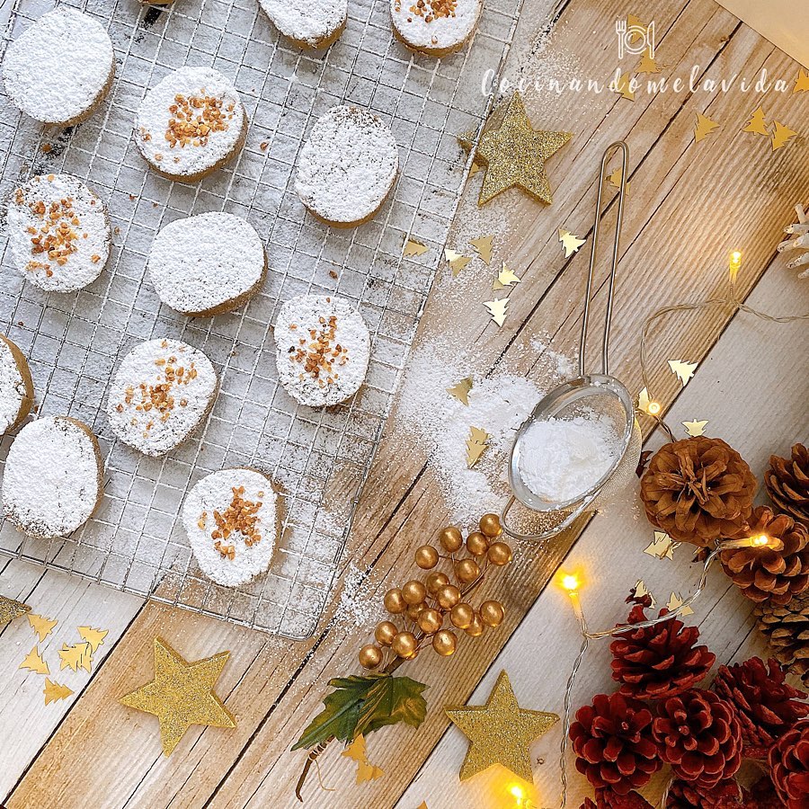 polvorones de avellana y avena