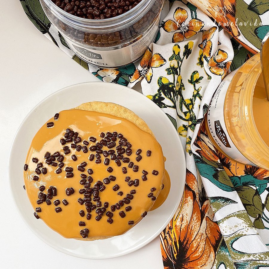 tortitas de avena con cacahuete