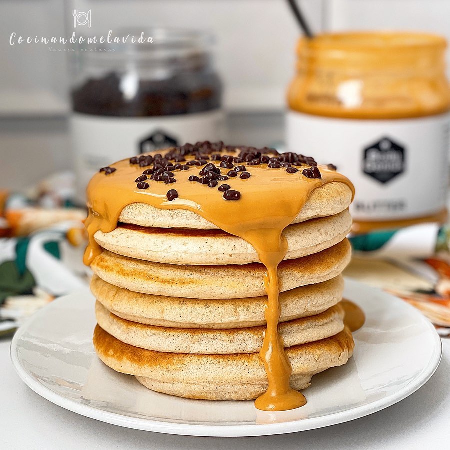 tortitas de avena con cacahuete