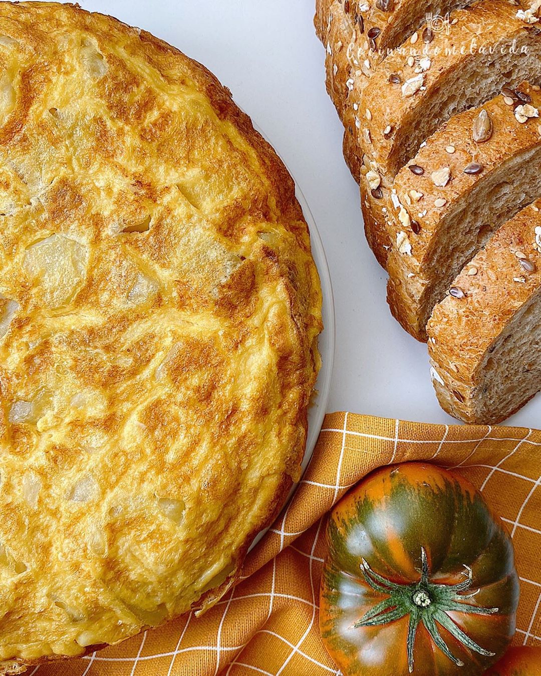 tortilla de patatas saludable