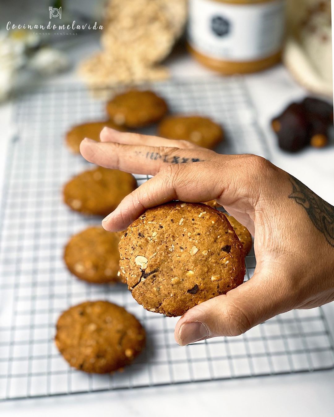 cookies con trozos de chocolate