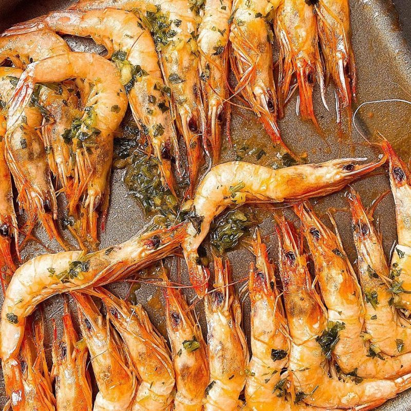 GAMBA BLANCA AL HORNO