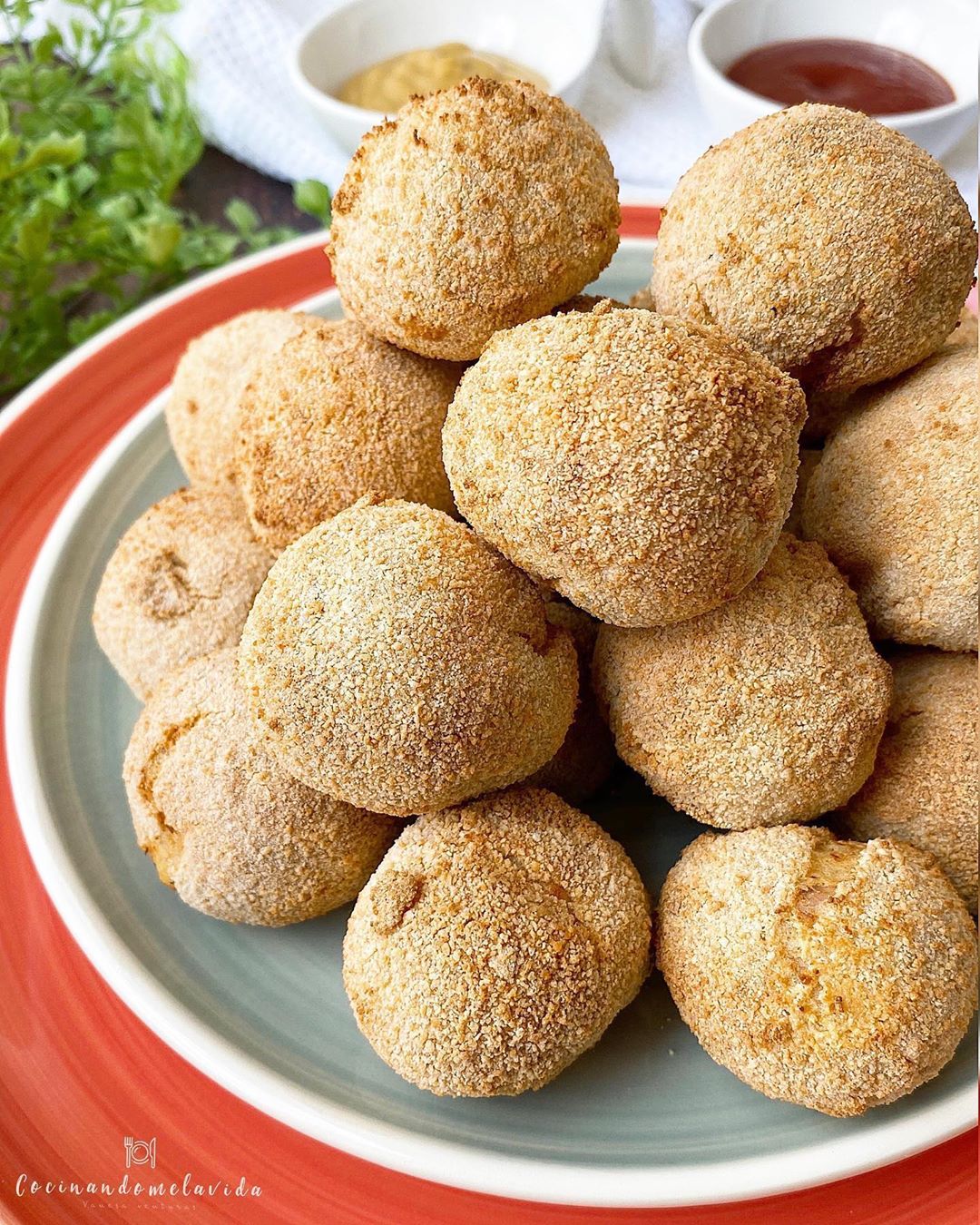 bolitas de patata y queso