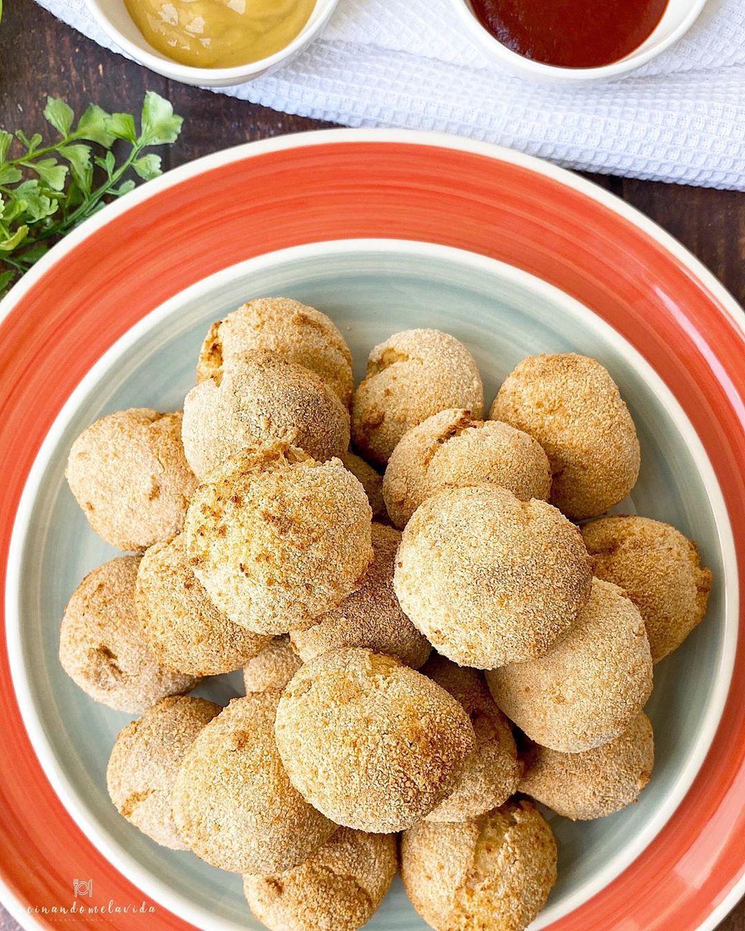 bolitas de patata y queso