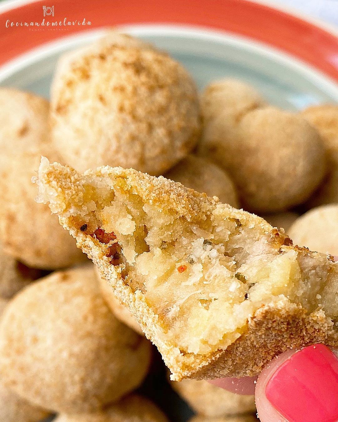 bolitas de patata y queso