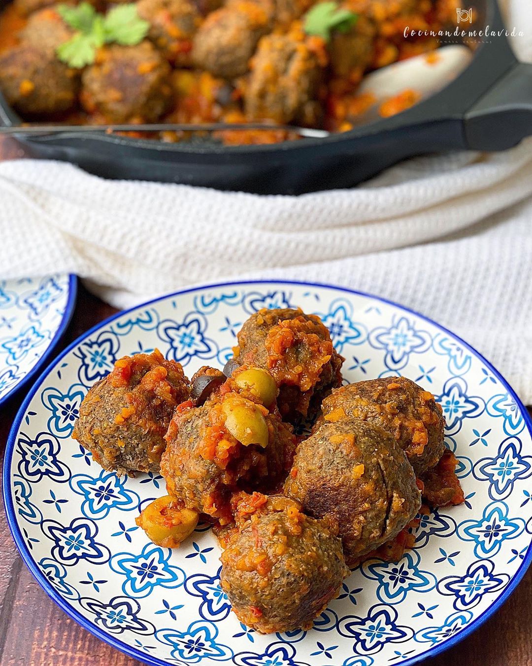 albondigas de lentejas y champiñones