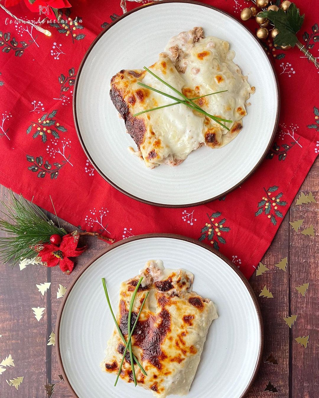 CANELONES DE POLLO Y PAVO