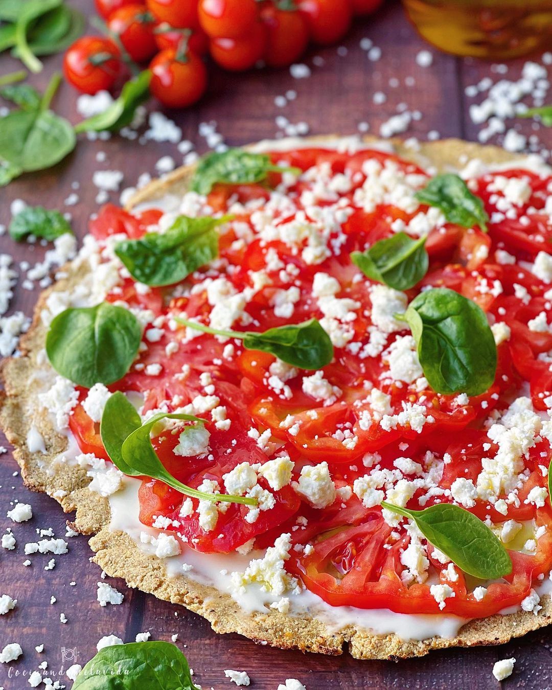 PIZZA DE QUINOA