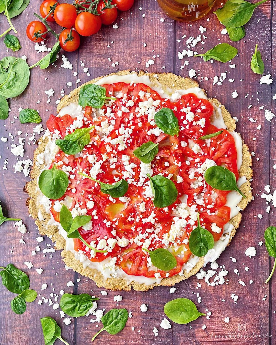 PIZZA DE QUINOA