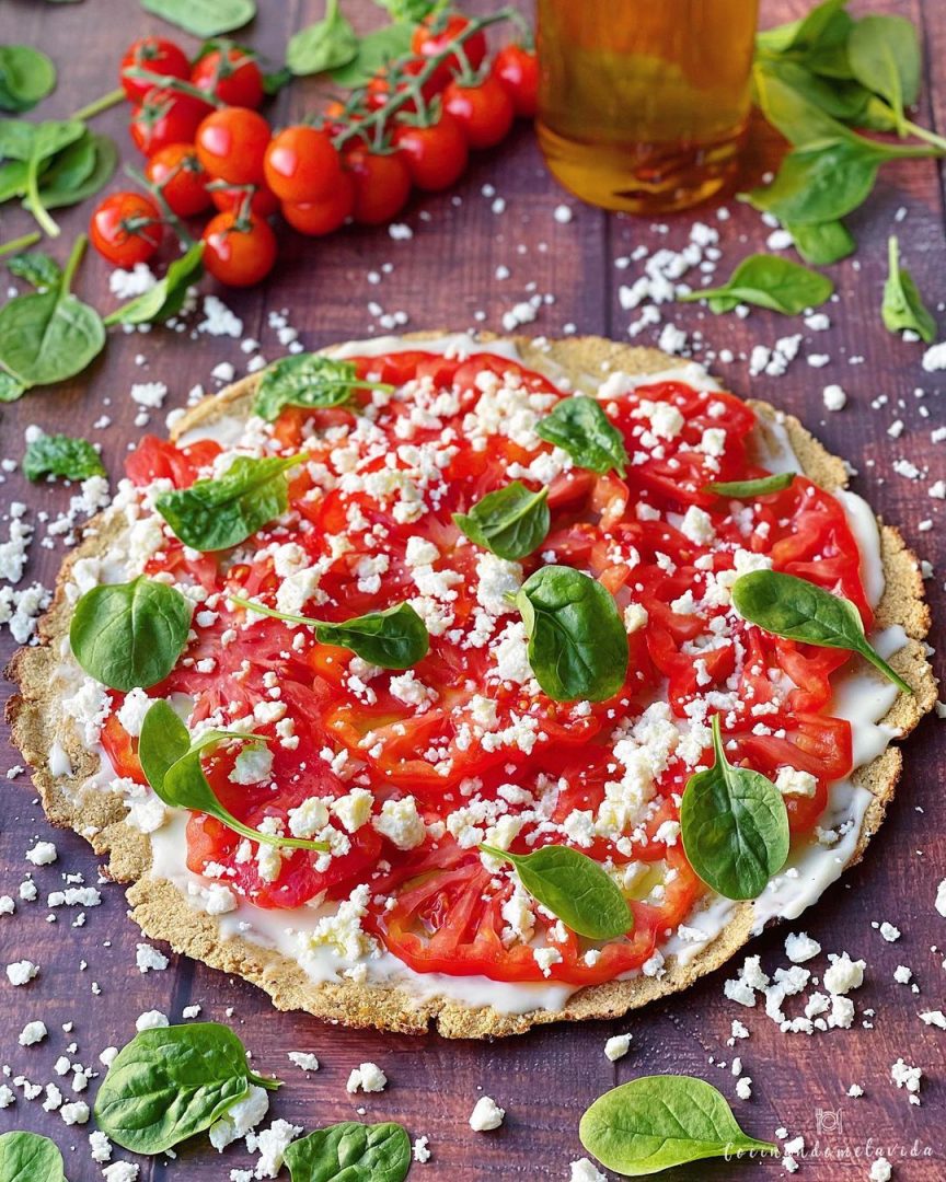 pizza de quinoa