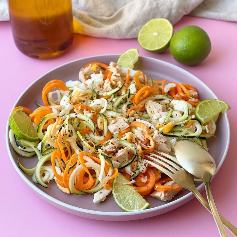 ENSALADA DE CALABACÍN Y ZANAHORIA