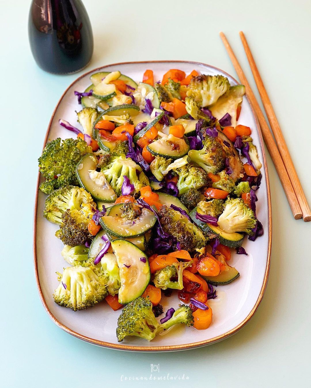 wok de verduras fácil