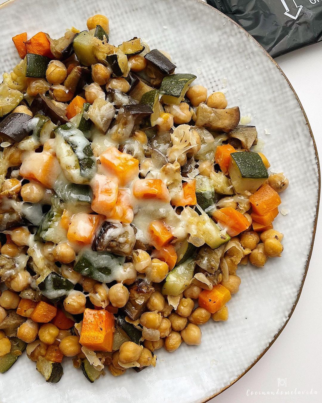 garbanzos con verduras