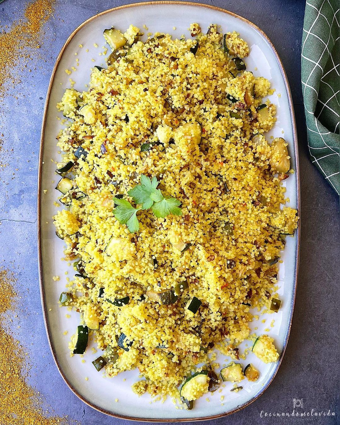 CUSCÚS CON VERDURAS AL CURRY