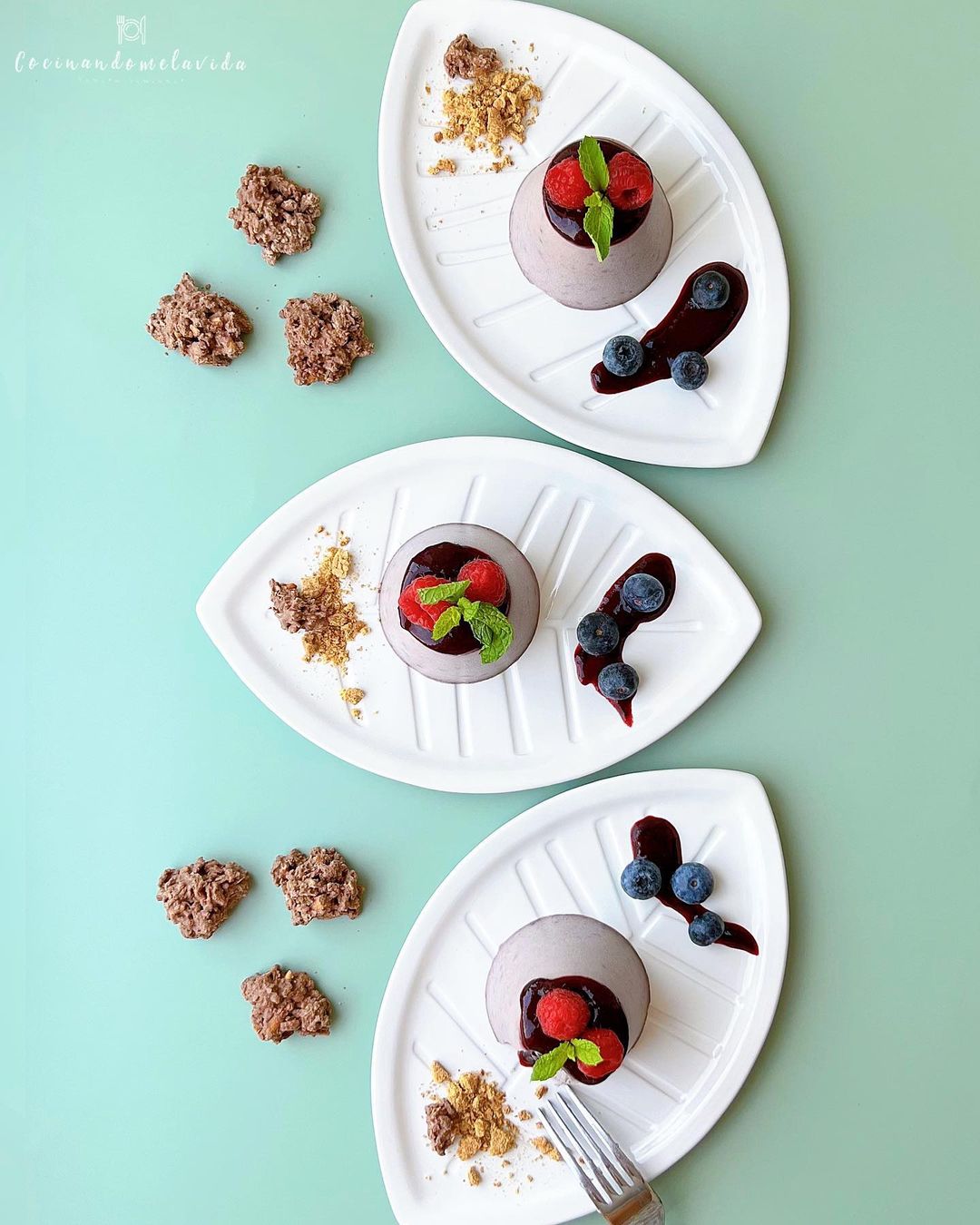 PANNA COTTA DE ARÁNDANOS