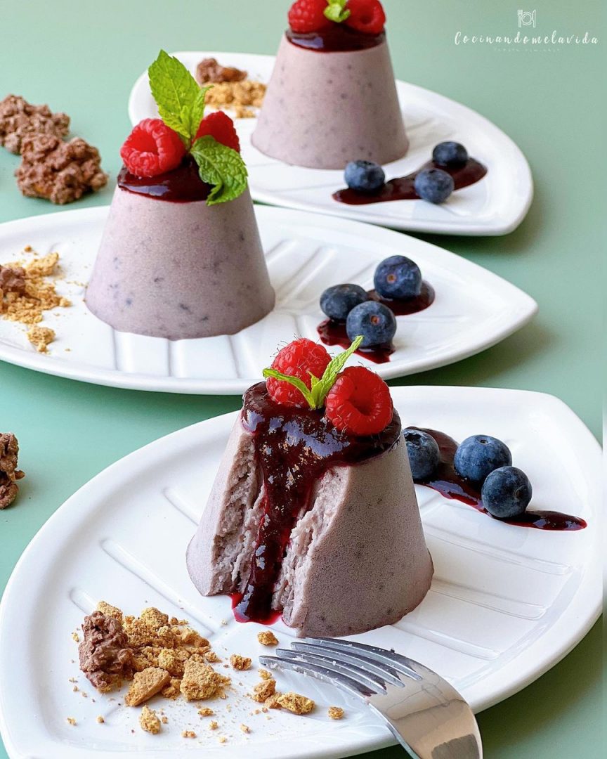 PANNA COTTA DE ARÁNDANOS