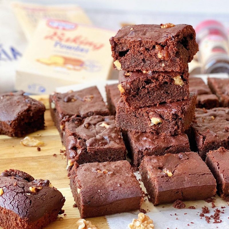 BROWNIE CON HARINA DE GARBANZO