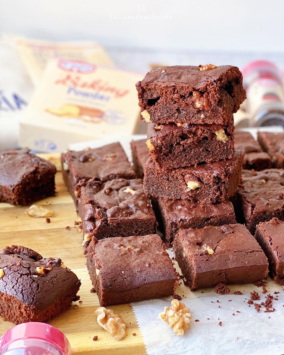 BROWNIE CON HARINA DE GARBANZO COCINANDOMELAVIDA BROWNIE CON HARINA DE GARBANZO COCINANDOMELAVIDA