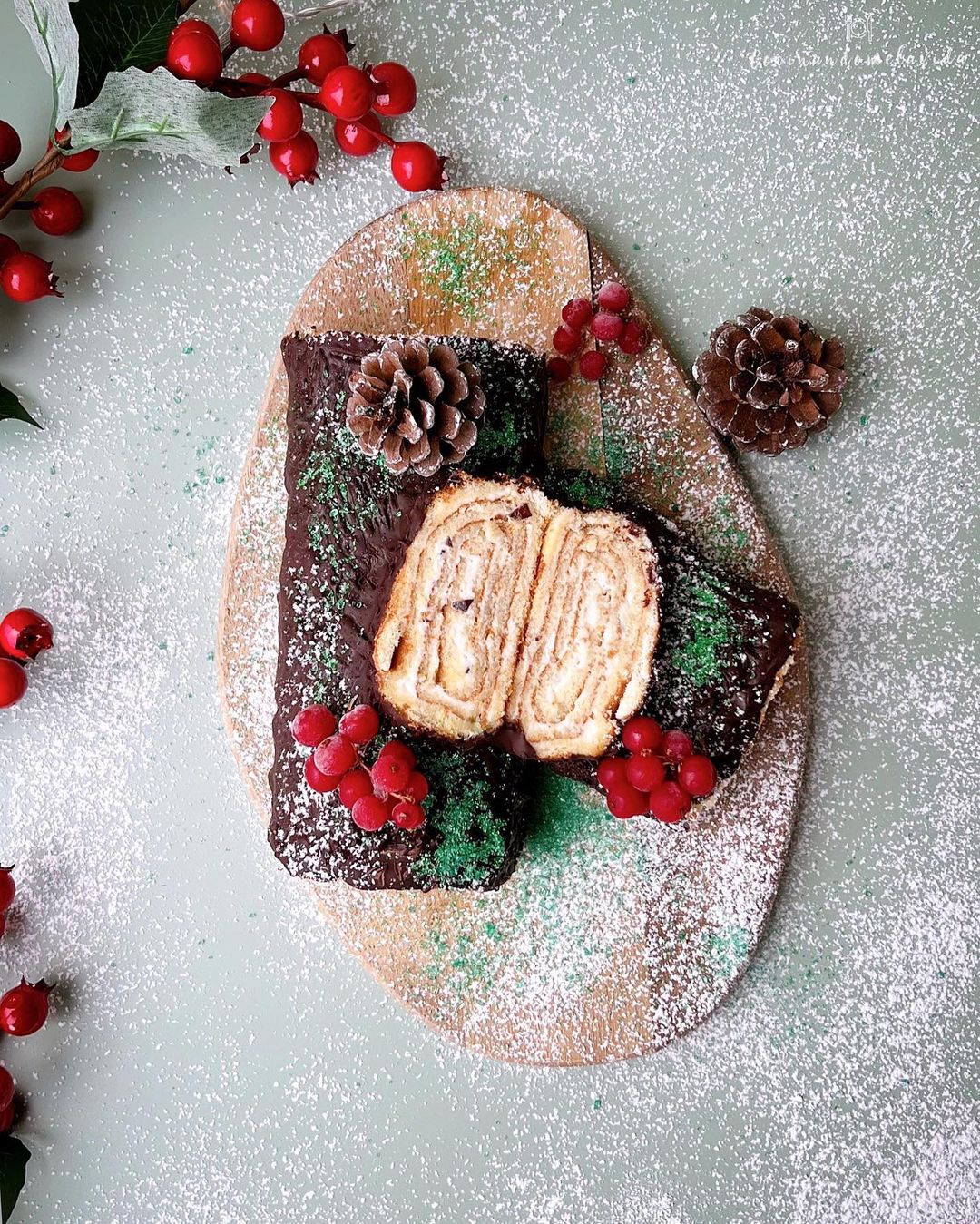 TRONCO DE NAVIDAD SALUDABLE