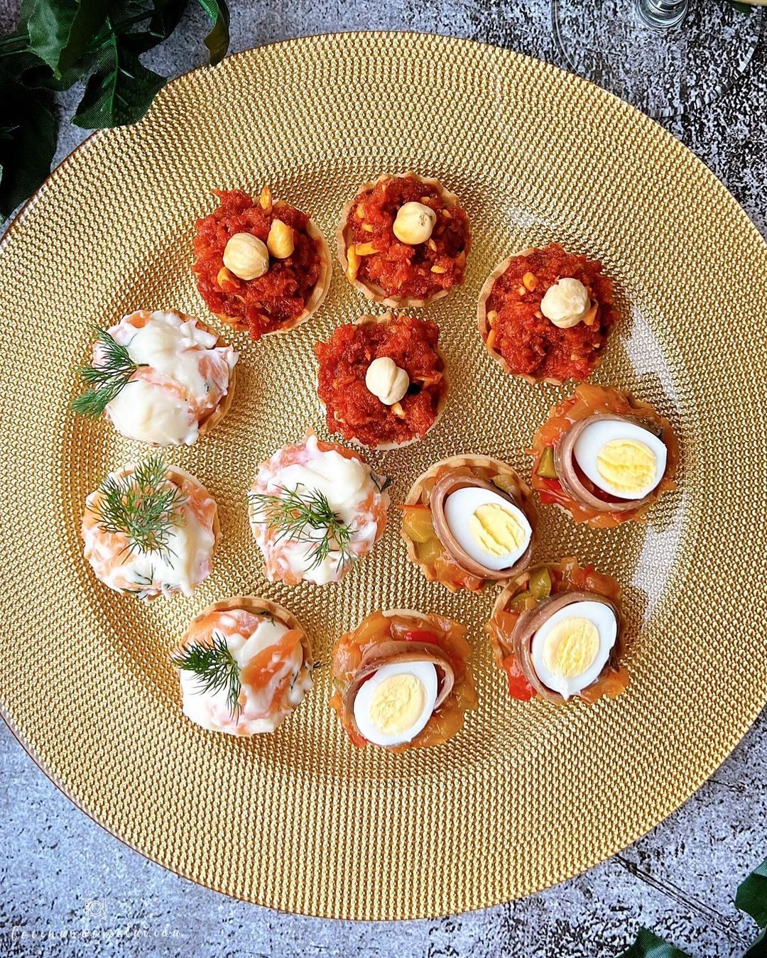 TARTALETAS SALADAS PARA NAVIDAD