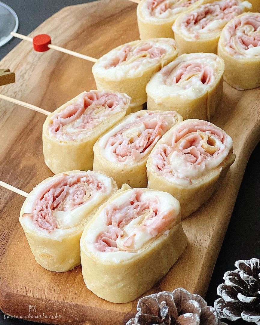 CREPÉS EN BROCHETAS