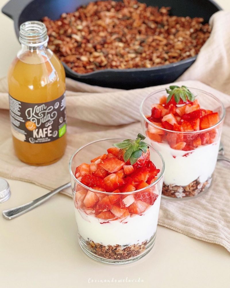 GRANOLA CASERA EN SARTÉN COCINANDOMELAVIDA