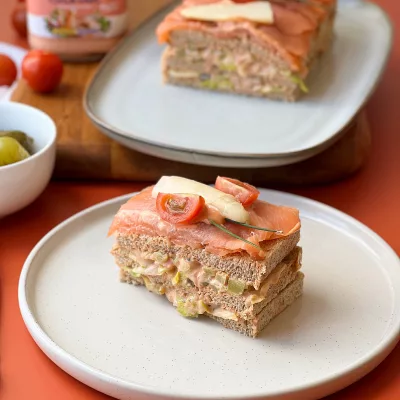 PASTEL FRÍO DE SALMÓN