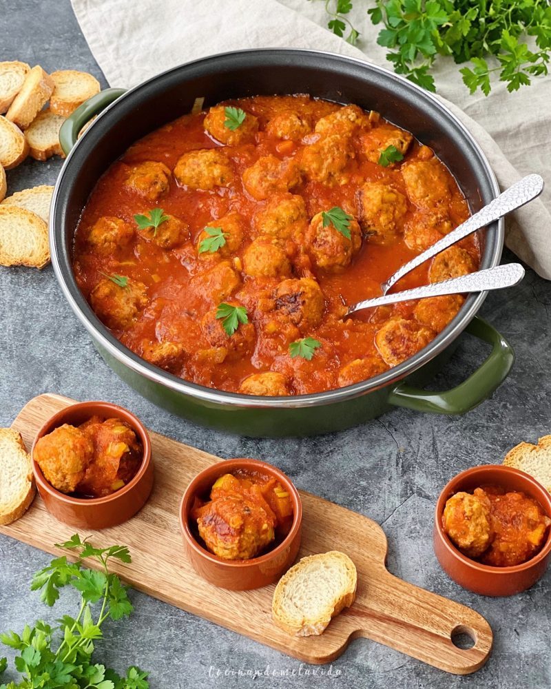 ALBÓNDIGAS CON JAMÓN IBÉRICO