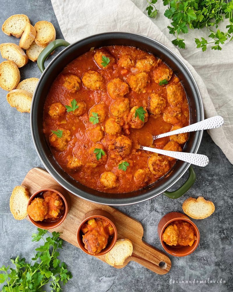 ALBÓNDIGAS CON JAMÓN IBÉRICO