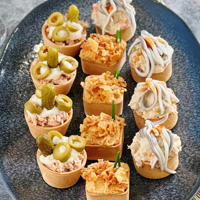 TARTALETAS SALADAS